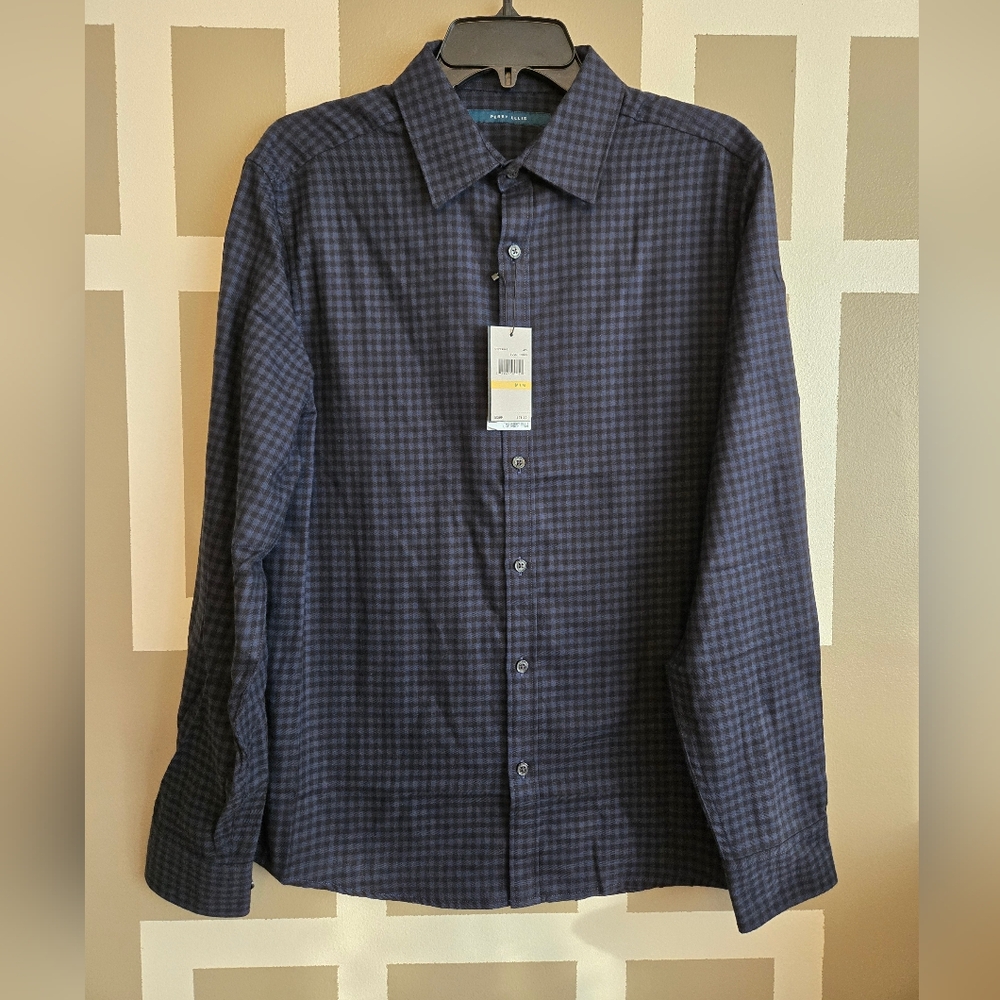 Blue Checkered Men's Shirt